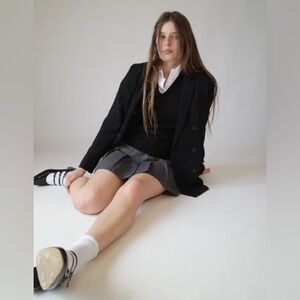 L’ecole des Femmes V Neck Sweater Vest - Small